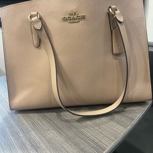 Coach tote with laptop sleeve